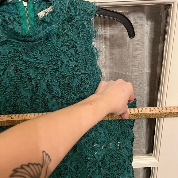 Zara 2017/2018 Winter Collection Green Lace Tank - Picture 10 of 10